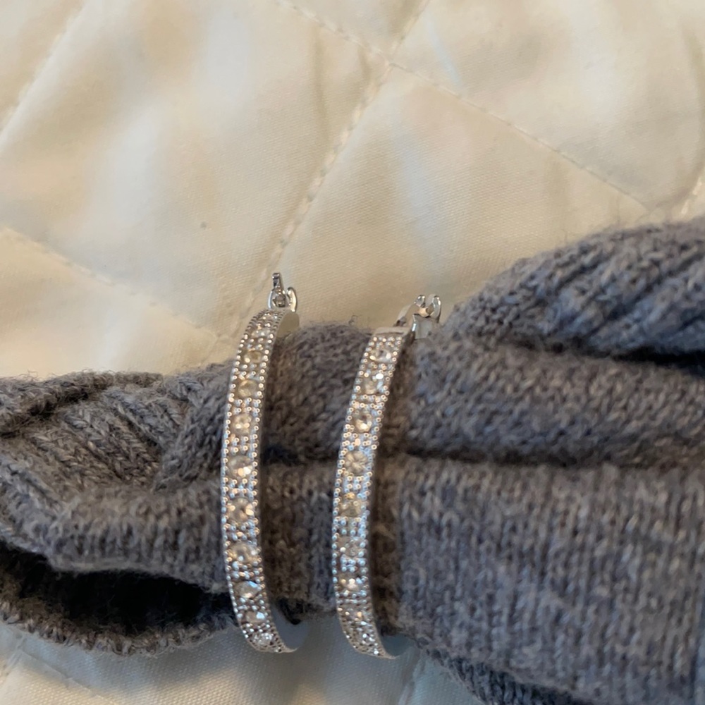 Beautiful hoop earrings
